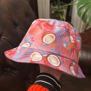 Vita Coco reversible coconut print bucket hat